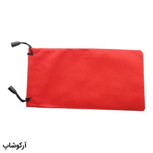 عکس از کاور و بگ عینک با ابعاد 18 در 9 سانتی‌متر، از جنس پارچه‌ای و رنگ قرمز مدل 992858