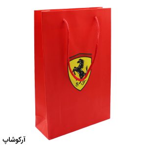 عکس از بگ، پاکت و ساک دستی هدیه عینک فراری (FERRARI) با طراحی رنگ قرمز مدل 992897