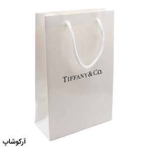 عکس از بگ، پاکت و ساک دستی هدیه عینک تیفانی (Tiffany & Co) با طراحی رنگ سفید مدل 992901