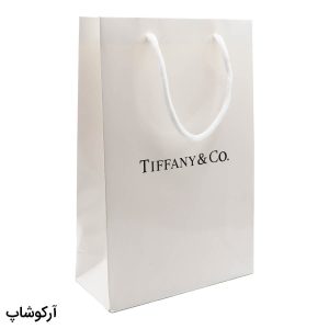 عکس از بگ، پاکت و ساک دستی هدیه عینک تیفانی (Tiffany & Co) با طراحی رنگ سفید مدل 992901