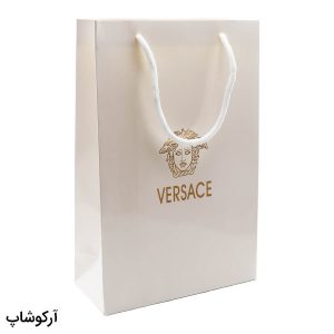 عکس از بگ، پاکت و ساک دستی هدیه عینک ورساچه (VERSACE) با طراحی رنگ سفید مدل 992900