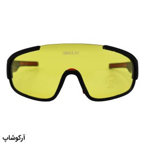 عکس از عینک ورزشی چند کاوره OBAOLAY با فریم مشکی رنگ، از جنس کائوچو و تجهیزات کامل مدل SPOC