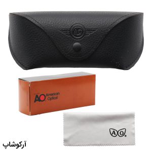 عکس از پک اورجینال عینک برند امریکن اپتیکال (AMERICAN OPTICAL) با تمام تجهیزات و لوازم جانبی مدل 992932