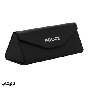 عکس از قاب و کیف عینک طرح کتابی، مثلثی و تاشو، با رنگ مشکی و برند POLICE مدل 992968