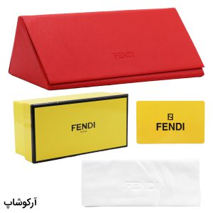 عکس از پک اورجینال عینک برند فندی (FENDI) با تمام تجهیزات و لوزام جانبی مدل 992934