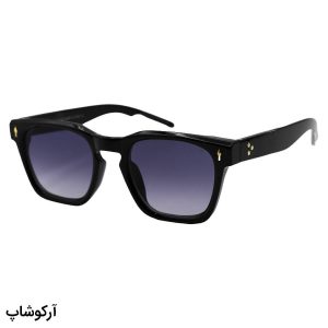 عکس از عینک آفتابی CELINE با فریم مشکی براق، شکل مربعی و لنز دودی سایه روشن مدل M65020