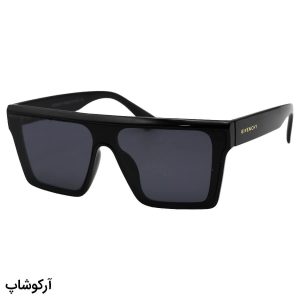 عکس از عینک آفتابی مردانه GIVENCHY با فریم مشکی رنگ، شکل مربعی، عدسی یکسره و دودی تیره مدل 2220