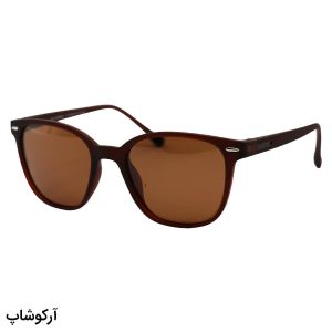 عکس از عینک آفتابی OGA MOREL با فریم مربعی، رنگ قهوه‌ای مات و لنز قهوه‌ای تیره و پلاریزه و آنتی رفلکس مدل 7904