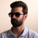عینک آفتابی خلبانی Ditiai مدل 0517 بر روی صورت محمدحسین ابراهیم زاده