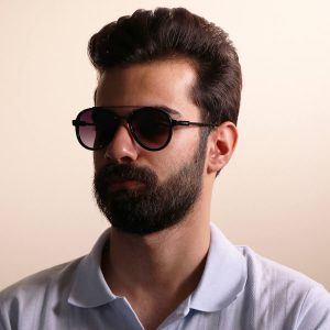 عینک آفتابی خلبانی ditiai مدل 0517 بر روی صورت محمدحسین ابراهیم زاده