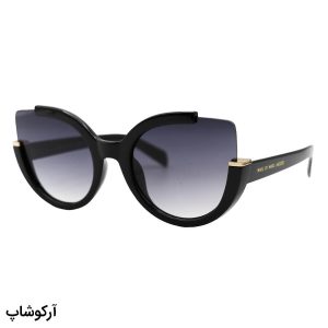 عکس از عینک آفتابی زنانه با فریم چشم گربه‌ای، رنگ مشکی و لنز دودی هایلایت MARC JACOBS مدل 8252