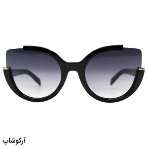 عکس از عینک آفتابی زنانه با فریم چشم گربه‌ای، رنگ مشکی و لنز دودی هایلایت MARC JACOBS مدل 8252