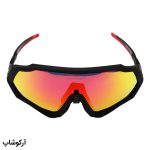 عکس از عینک ورزشی OAKLEY با فریم مشکی رنگ، 3 کاور لنز قابل تعویض و تجهیزات کامل مدل OO9403-01