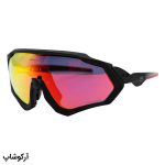 عکس از عینک ورزشی OAKLEY با فریم مشکی رنگ، 3 کاور لنز قابل تعویض و تجهیزات کامل مدل OO9403-01