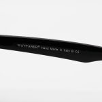 عکس از عینک آفتابی Ray-Ban با فریم ویفرر، رنگ مشکی و لنز سبز تیره و جنس سنگی (سایز متوسط و استاندارد) مدل RB2140-L