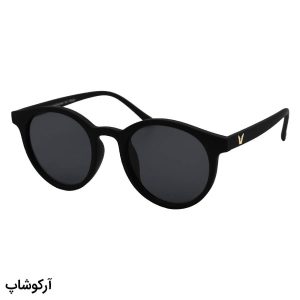 عکس از عینک آفتابی جنتل مانستر با فریم شکل گرد، رنگ مشکی مات و لنز دودی تیره مدل Z3289