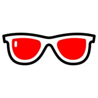 خرید و قیمت عینک شب با لنز و عدسی قرمز رنگ