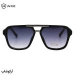 عکس از عینک آفتابی PORSCHE DESIGN با فریم خلبانی، رنگ مشکی مات و لنز قهوهای سایه روشن مدل L90