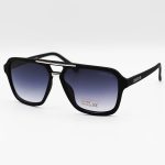 عکس از عینک آفتابی PORSCHE DESIGN با فریم خلبانی، رنگ مشکی مات و لنز قهوهای سایه روشن مدل L90