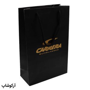 عکس از بگ، پاکت و ساک دستی هدیه عینک کاررا (CARRERA) با طراحی رنگ مشکی مدل 992983