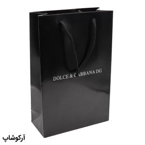 عکس از بگ، پاکت و ساک دستی هدیه عینک دولچه گابانا (Dolce & Gabbana) با طراحی رنگ مشکی مدل 992981
