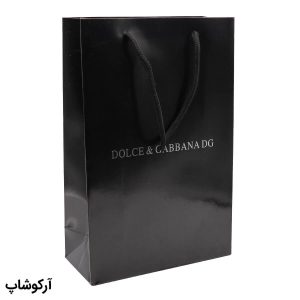 عکس از بگ، پاکت و ساک دستی هدیه عینک دولچه گابانا (Dolce & Gabbana) با طراحی رنگ مشکی مدل 992981