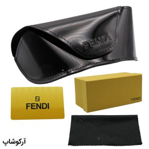 عکس از پک اورجینال عینک برند فندی (FENDI) با تمام تجهیزات مدل 992996