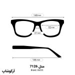 عکس از مشخصات عینک آفتابی پلاریزه گوچی مدل 7126