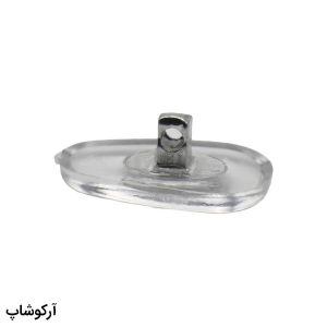 عکس از پد بینی عینک شفاف و نقره‌ای رنگ - پیچی (پک دو تایی) مدل 992972