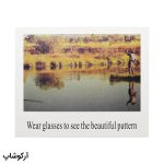 عکس از برگه تست پلاریزه عینک مدل 992987