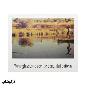 عکس از برگه تست پلاریزه عینک مدل 992987