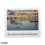 عکس از برگه تست پلاریزه عینک مدل 992987