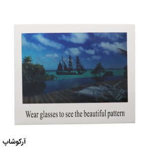 عکس از برگه تست پلاریزه عینک مدل 992988