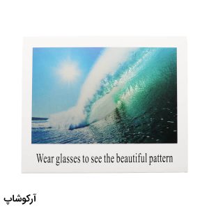عکس از برگه تست پلاریزه عینک مدل 992989