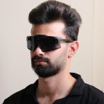 عکس از عینک ورزشی اوکلی مدل OA9917 بر روی صورت محمدحسین ابراهیم زاده