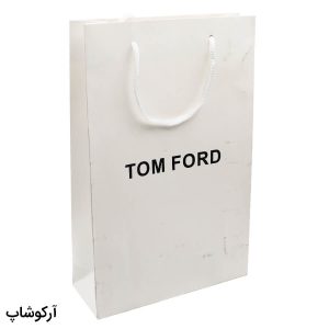 عکس از بگ، پاکت و ساک دستی هدیه عینک تام فورد (TOM FORD) با طراحی رنگ سفید مدل 992979