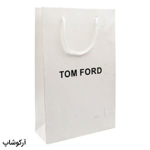 عکس از بگ، پاکت و ساک دستی هدیه عینک تام فورد (TOM FORD) با طراحی رنگ سفید مدل 992979