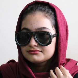عکس از عینک آفتابی LOUIS VUITTON مدل 7781 بر روی صورت فاطمه ابراهیم زاده
